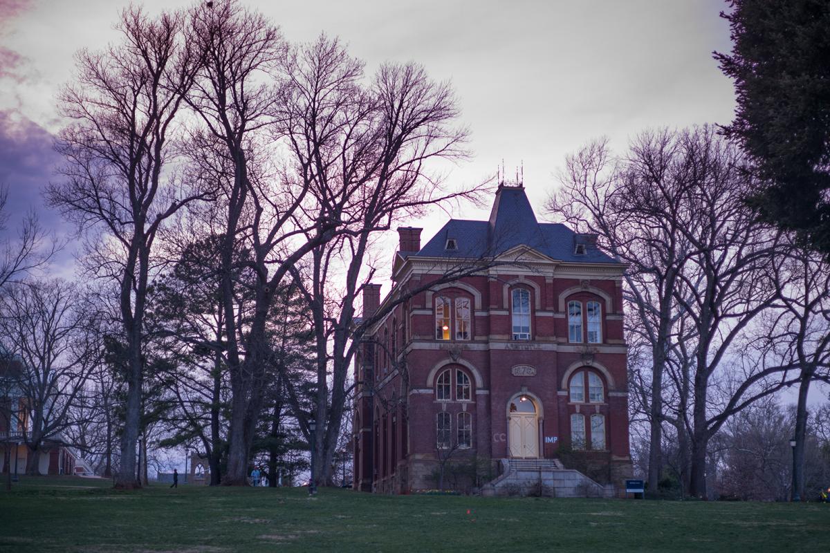 Brooks Hall at Dusk