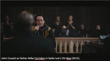 John Cusack as Father Mike Corridan in Spike Lee's Chi-Raq (2015)